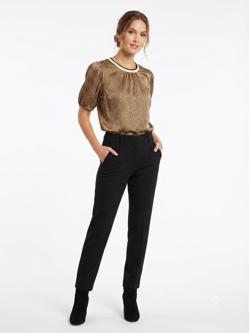 THML Leopard Print  blouse
